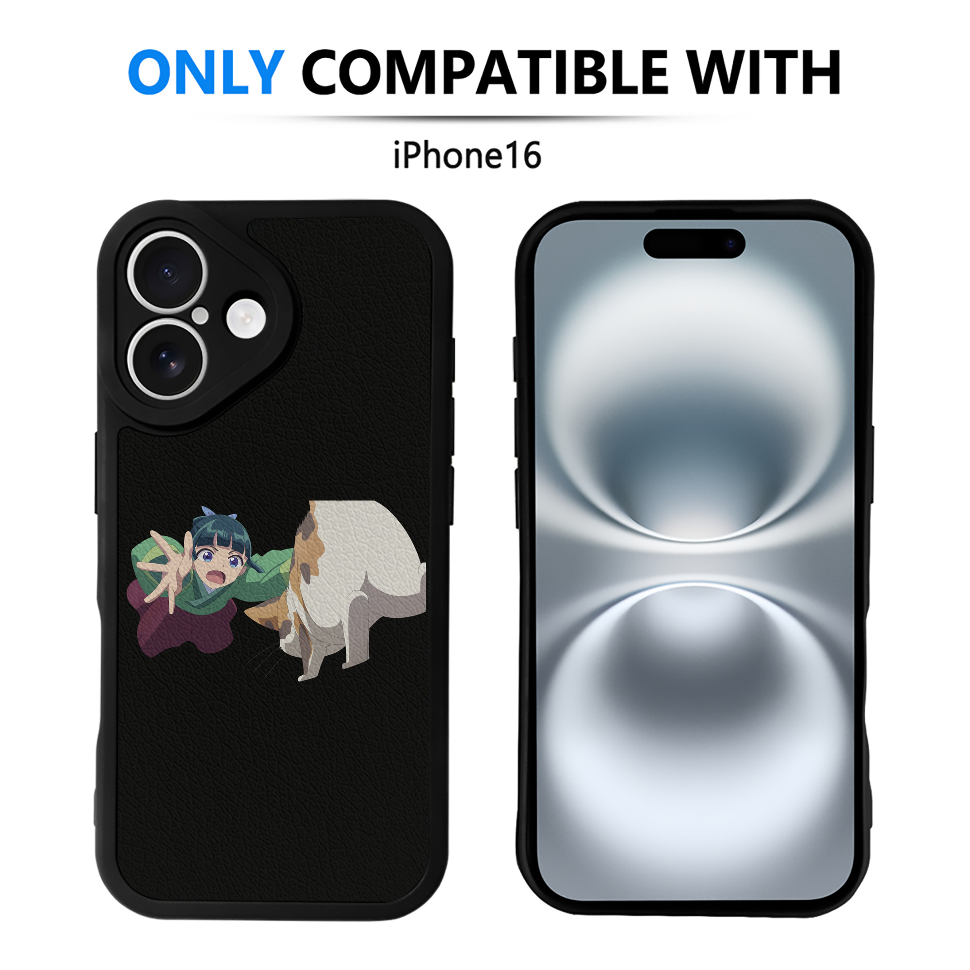 薬屋のひとりごと The Apothecary Diaries 【iPhone 16シリーズ対応】シリコンスマホケース（レザー調） 材質：シリコン
